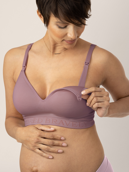 Midnightdivas - Smoothing Maternity Bra <3 Our top-rated seamless bra is  for now to nursing! In full-busted, extended sizes, this bra is soft with  support and stretch and will comfortably grow with