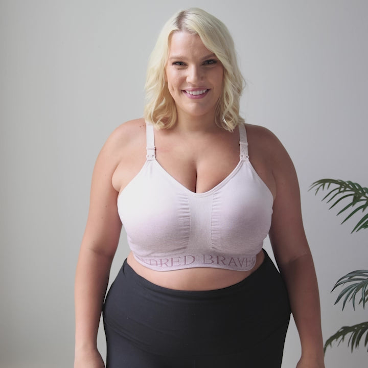 Kindred Bravely Sublime Busty Hands Free Pumping Bra  Patented All-in-One  Pumping & Nursing Bra with EasyClip for F, G, H, I Cup (Twilight, Small- Busty) : : Clothing, Shoes & Accessories